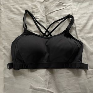 All In Motion black adjustable sports bra size M/34DD